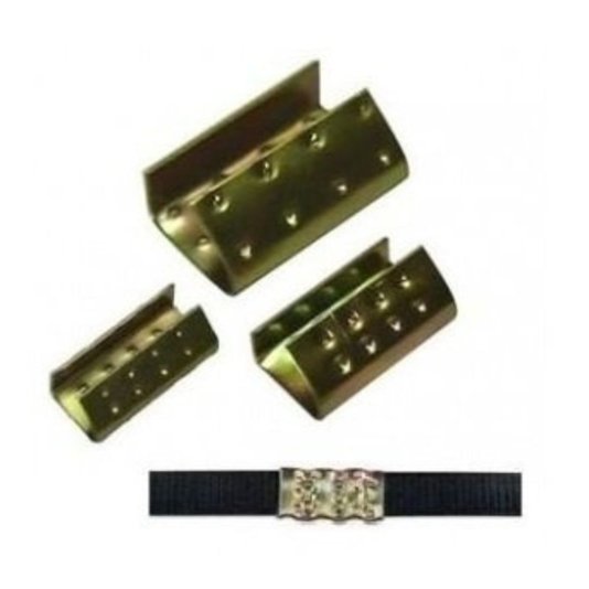 Selo Grampo de Metal P/ Cinta Fita De Arquear 16mm C/ 2kg