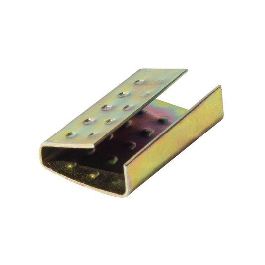 Selo Grampo de Metal P/ Cinta Fita De Arquear 16mm C/ 3kg
