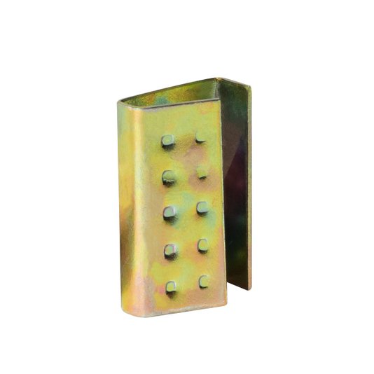Selo Grampo de Metal P/ Cinta Fita De Arquear 16mm C/ 3kg