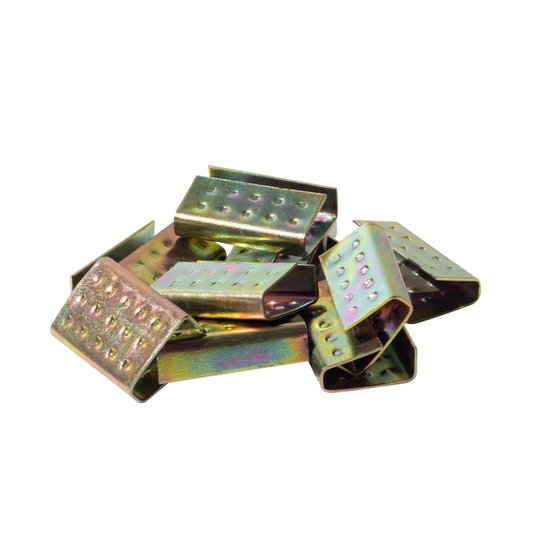 Selo Grampo Metálico para Fita de Arquear 13mm - 250 Unidades / Kg