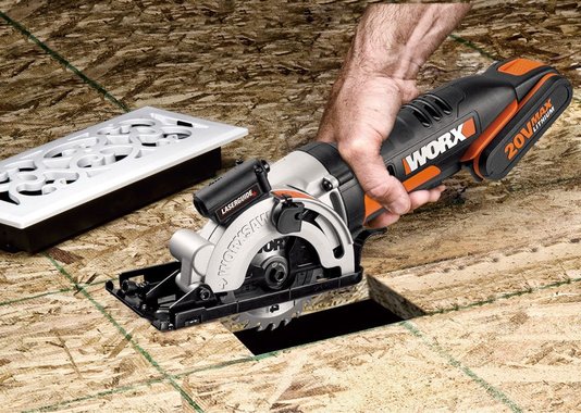 Serra Circular 20V Com Bateria Worksaw WX523 Worx