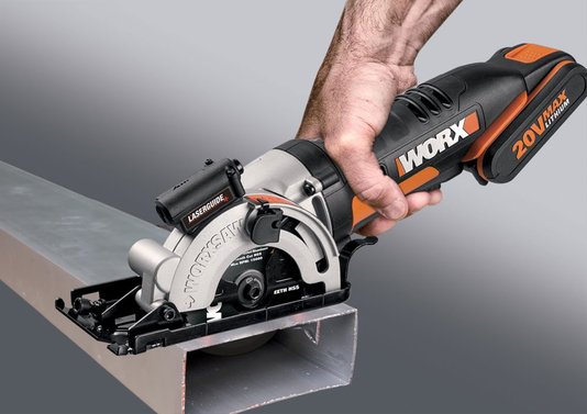 Serra Circular 20V Com Bateria Worksaw WX523 Worx