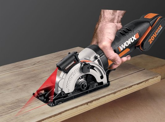 Serra Circular 20V Com Bateria Worksaw WX523 Worx