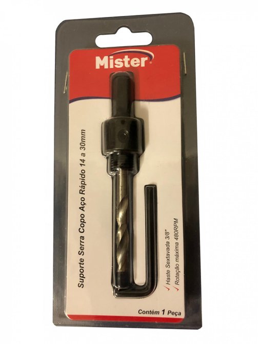 Serra Copo Bimetal 19mm e 25mm com Suporte Fixação 1/4