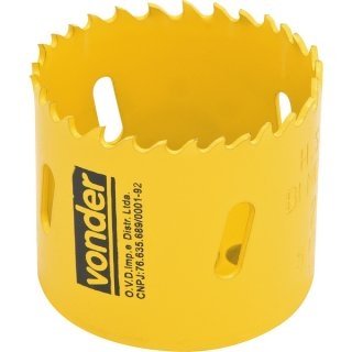 Serra Copo de Aço Rápido Bimetal 76mm 3 Polegadas - Vonder
