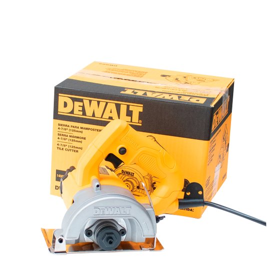 Serra Marmore 125mm 1400w 220v Corta Piso Dw862 Dewalt