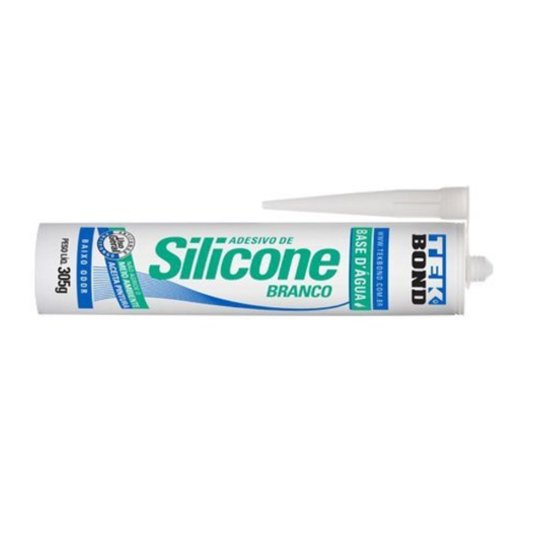 Silicone Branco Base D Agua 305g Tekbond