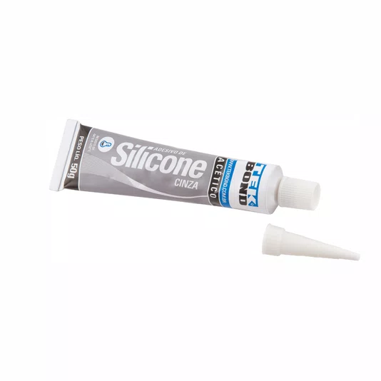 Silicone de Alta Temperatura Cinza 50g Tekbond