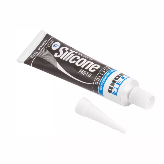 Silicone de Alta Temperatura Preto 50g Tekbond