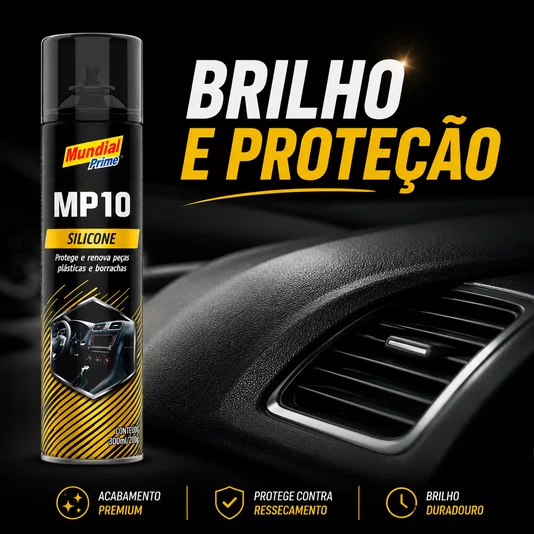Silicone Spray 300ml Renova Plásticos Borrachas Tutti Frutti