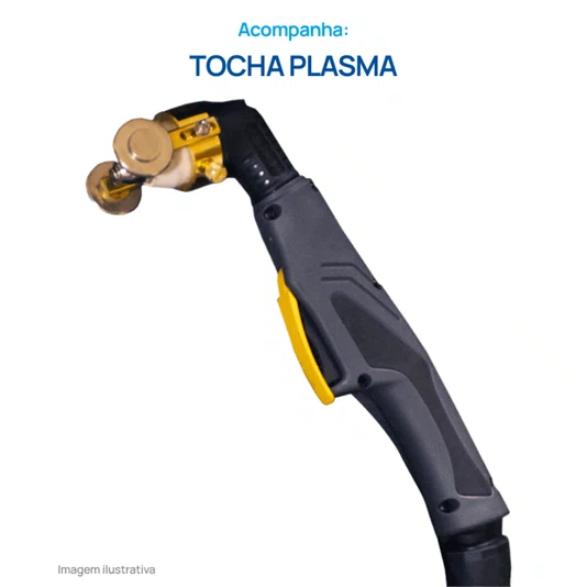 Solda Multiprocesso Striker 4 em 1 Mono 220v Mig Tig Plasma Eletrodo
