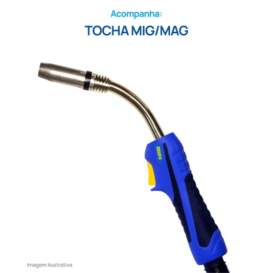 Solda Multiprocesso Striker 4 em 1 Mono 220v Mig Tig Plasma Eletrodo