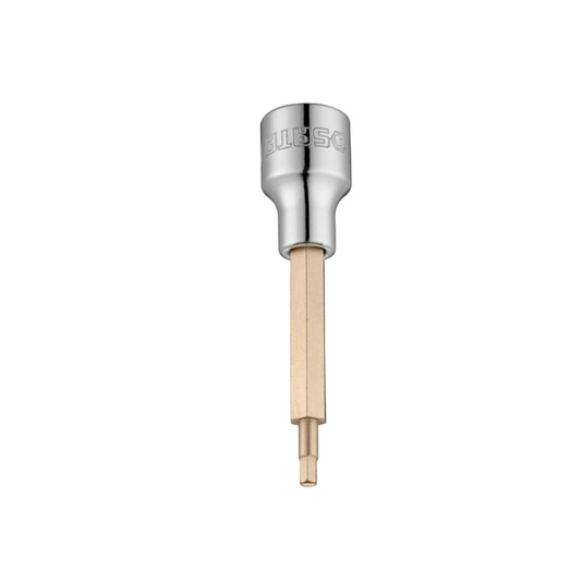 Soquete Bit Hexagonal Allen Longo de 6 Mm com Encaixe 1/2 Pol. - Sata