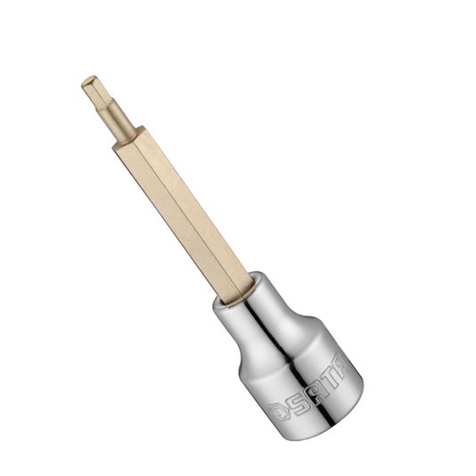 Soquete Bit Torx Hexalobular Longo T40 com Encaixe 1/2 Pol. - Sata