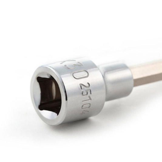 Soquete Bit Torx Hexalobular Longo T55 com Encaixe 1/2 Pol. - Sata