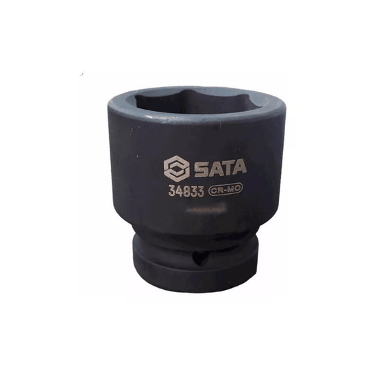 Soquete de Impacto 39mm Encaixe 3/4 Pol Curto Sata
