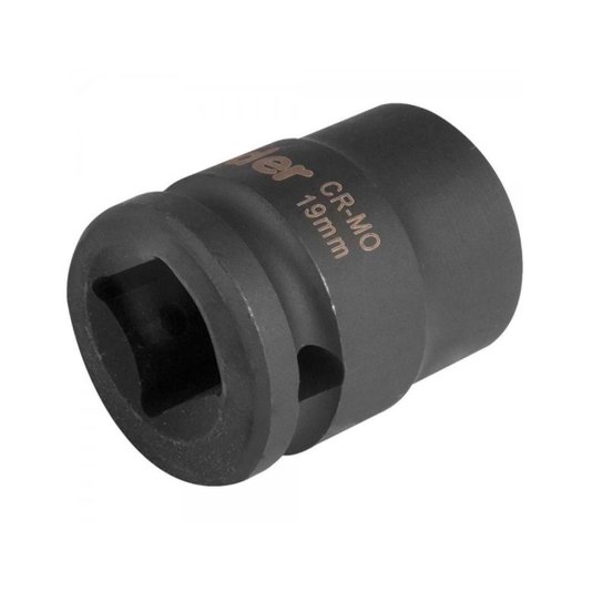 Soquete Sextavado de Impacto 19mm Encaixe 1/2 Vonder