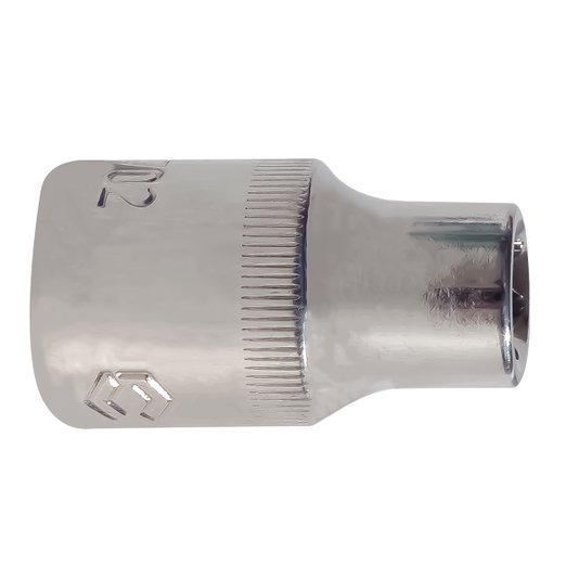 Soquete Torx E12 Hexalobular Curto com Encaixe 1/2 Pol. Sata