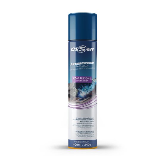 Spray Anti Respingo para Solda com Silicone 240g Ciser