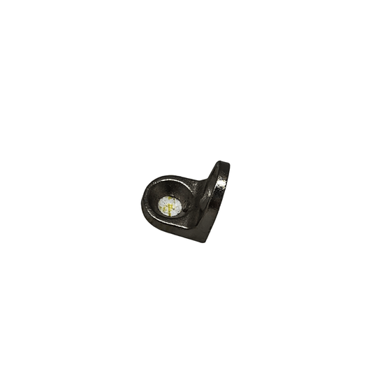 Suporte de Prateleira 13mm X 13mm Metal Niquelado Preto