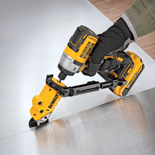 Tesoura para Chapa Impact Conect Dwashrir Dewalt