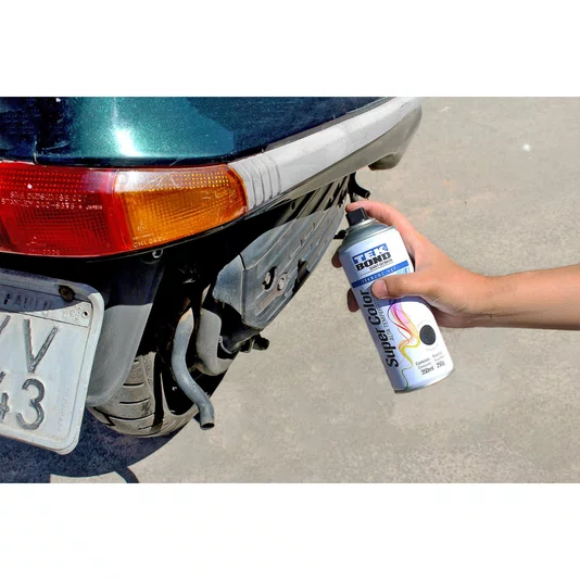 Tinta Spray Alumínio Alta Temperatura 350ml 250g Tekbond