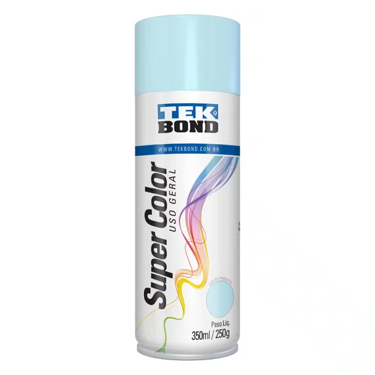 Tinta Spray Azul Claro Uso Geral 350m 250gl - Tekbond