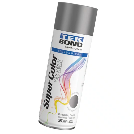 Tinta Spray Grafite Uso Geral 350ml 250g Tekbond