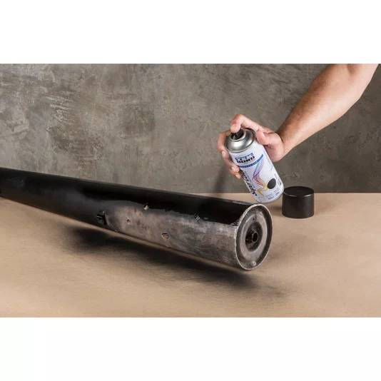 Tinta Spray Preto Brilhante Uso Geral 350ml 250g - Tekbond