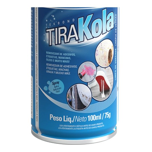 Tira Kola Spray 100ml Removedor de Grude Manchas Tekbond