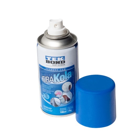 Tira Kola Spray 100ml Removedor de Grude Manchas Tekbond