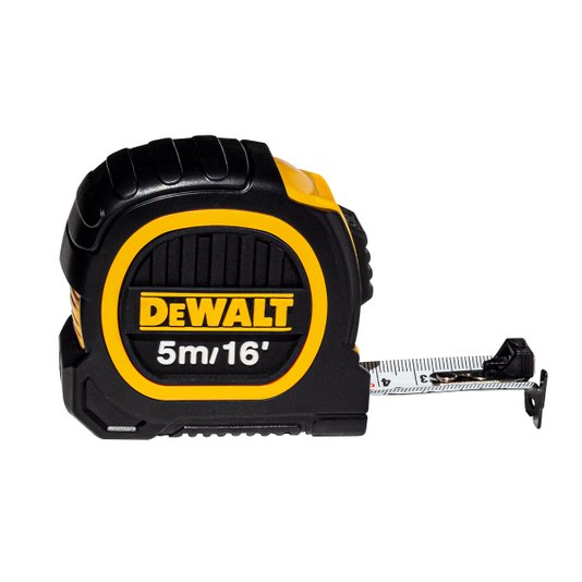 Trena 5 Metros Emborrachada Duo Manual Dwht34194l Dewalt