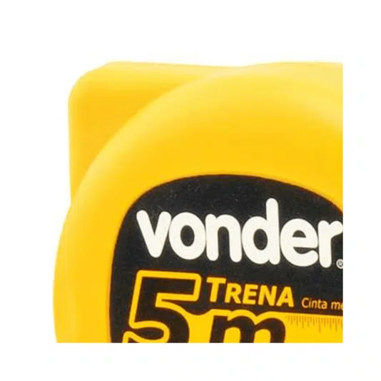 Trena de Aço 5m X 19mm Aço Trava Vonder Kit 5 Unidades