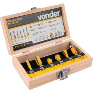 Tupia 1/4 500W 220V WS5047 com Jogo de Fresa para Madeira