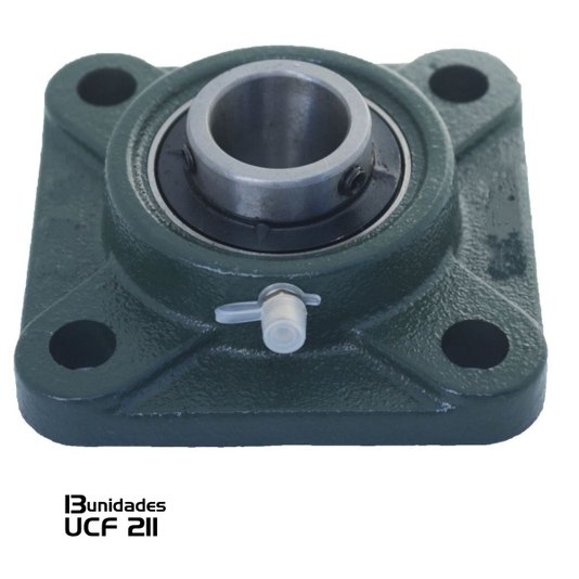 UCF211 Mancal com rolamento UCF 211 Furo 55mm Kit com 13 Pçs