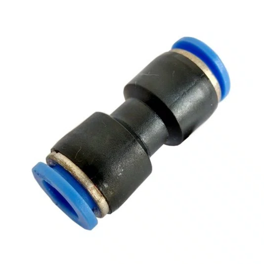 União Reta Emenda Tubo 8mm Conexão Rápida Instantânea 10 UND