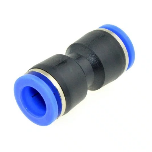 União Reta Emenda Tubo 8mm Conexão Rápida Instantânea 10 UND