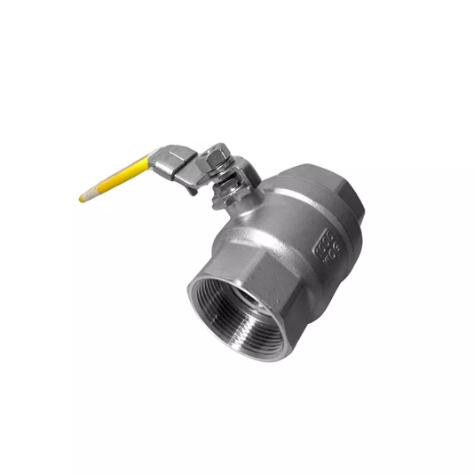 Válvula Esfera Bipartida Inox 304 Rosca Fêmea Npt 2 Pol