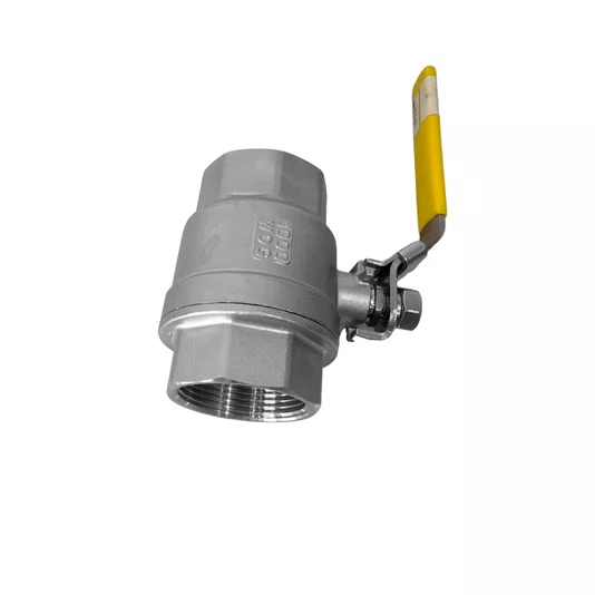 Válvula Esfera Bipartida Inox 304 Rosca Fêmea Npt 2 Pol