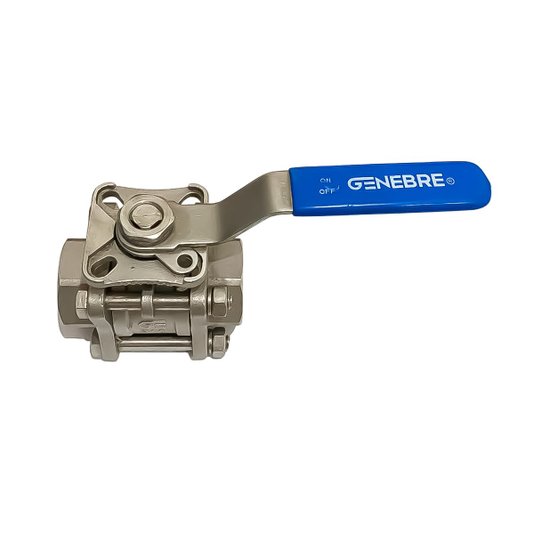 Válvula Esfera Tripartida Inox 304 3/4 Pol Soldavel Npt
