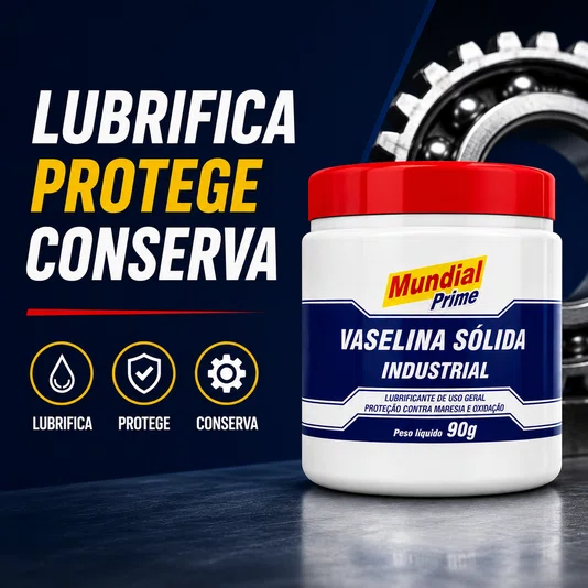 Vaselina Sólida 90g Lubrificante e Protege Contra Oxidação