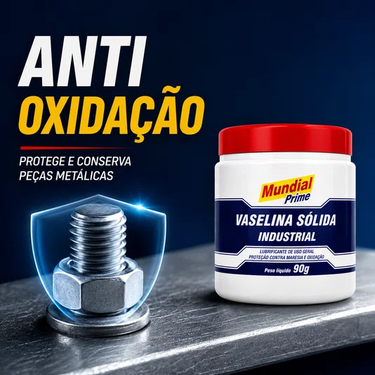 Vaselina Sólida 90g Lubrificante e Protege Contra Oxidação