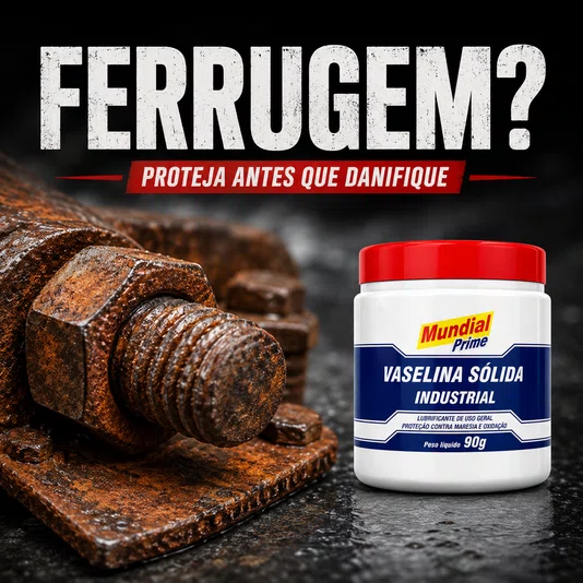 Vaselina Sólida 90g Lubrificante e Protege Contra Oxidação
