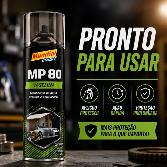 Vaselina Spray 250ml Lubrificante Antioxidante Multiuso