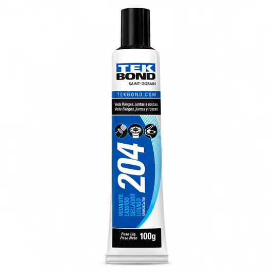 Vedante Liquido Tekbond 204 para Flanges Juntas Roscas 100g