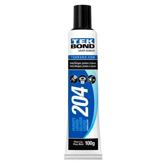 Vedante Liquido Tekbond 204 para Flanges Juntas Roscas 100g