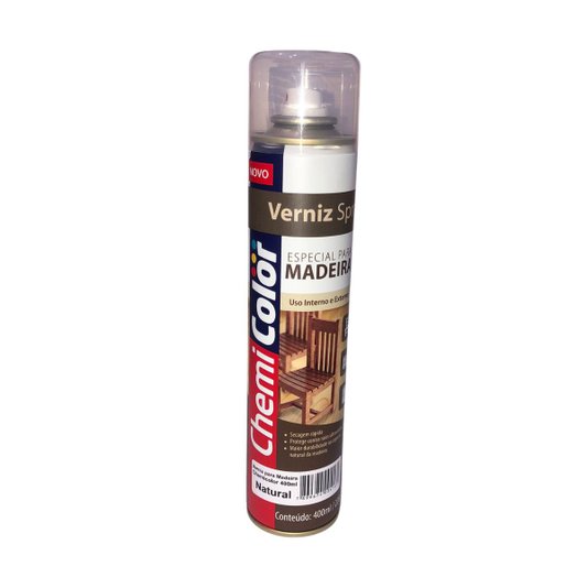 Verniz Natural para Madeira Spray 400ml Chemicolor
