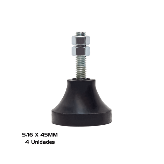 Vibra Stop Amortecedor Micro I 5/16 X 45MM 50-200 KG 4 Und