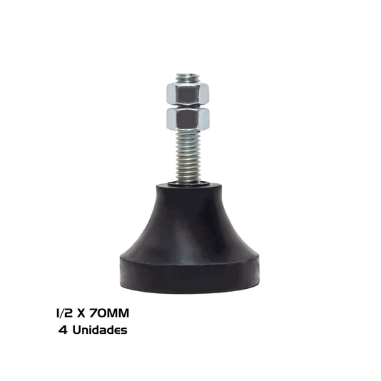 Vibra Stop Amortecedor Micro III 1/2 X 70MM 100-400 KG 4 Und