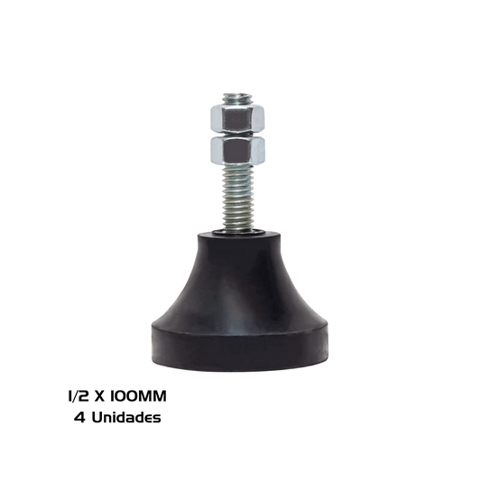 Vibra Stop Amortecedor Micro IV 1/2X100MM 300-1200 KG 4 Und